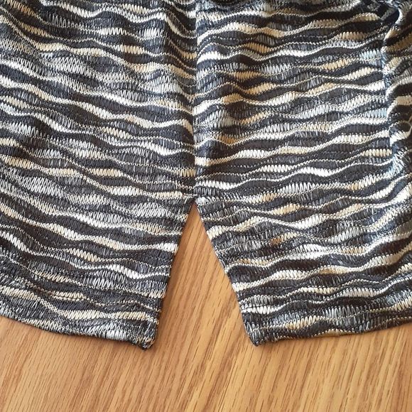 NWT Bon worth blouse L long sleeve black yellow gr - Picture 10 of 10